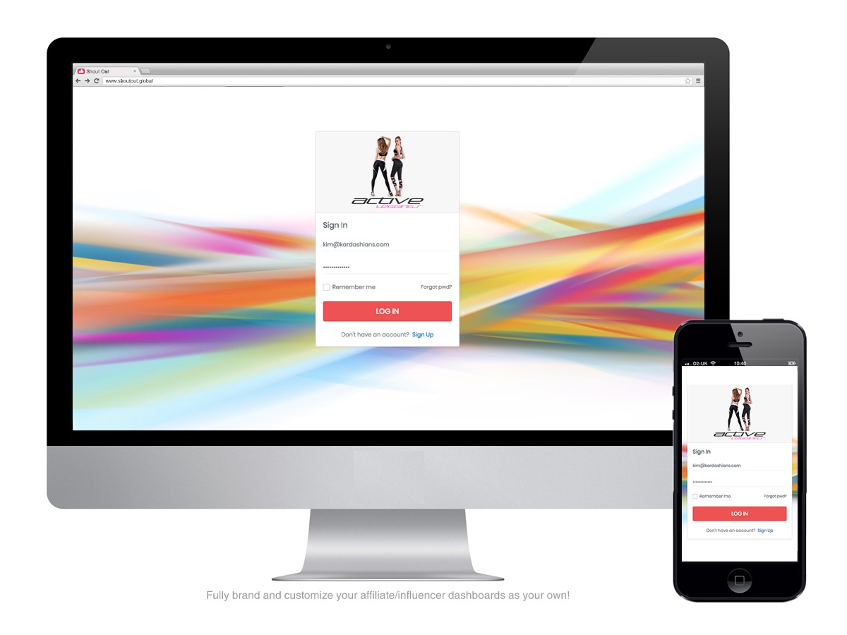 Brand & Customize Influencer Dashboard